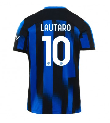 Inter Milan Lautaro Martinez #10 Kotipaita 2023-24 Lyhyet Hihat